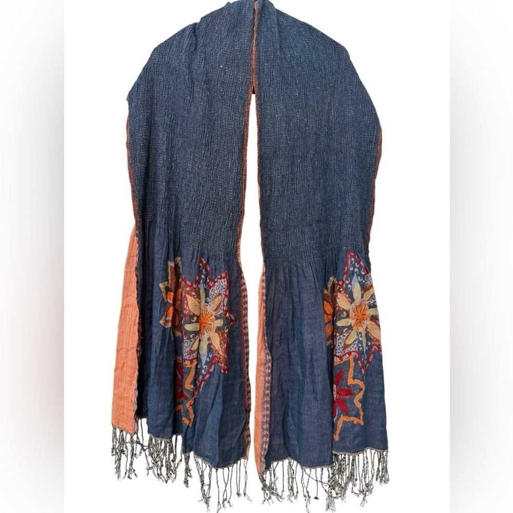 Reversible Bohemian Shawl